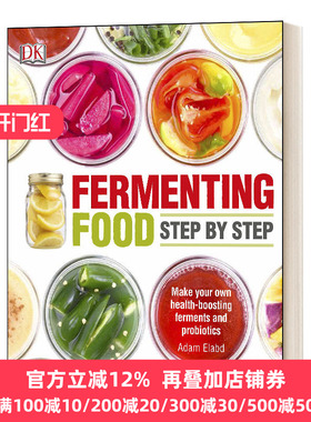 Fermenting Foods StepbyStep DK逐步发酵食物参考指南书 英文原版