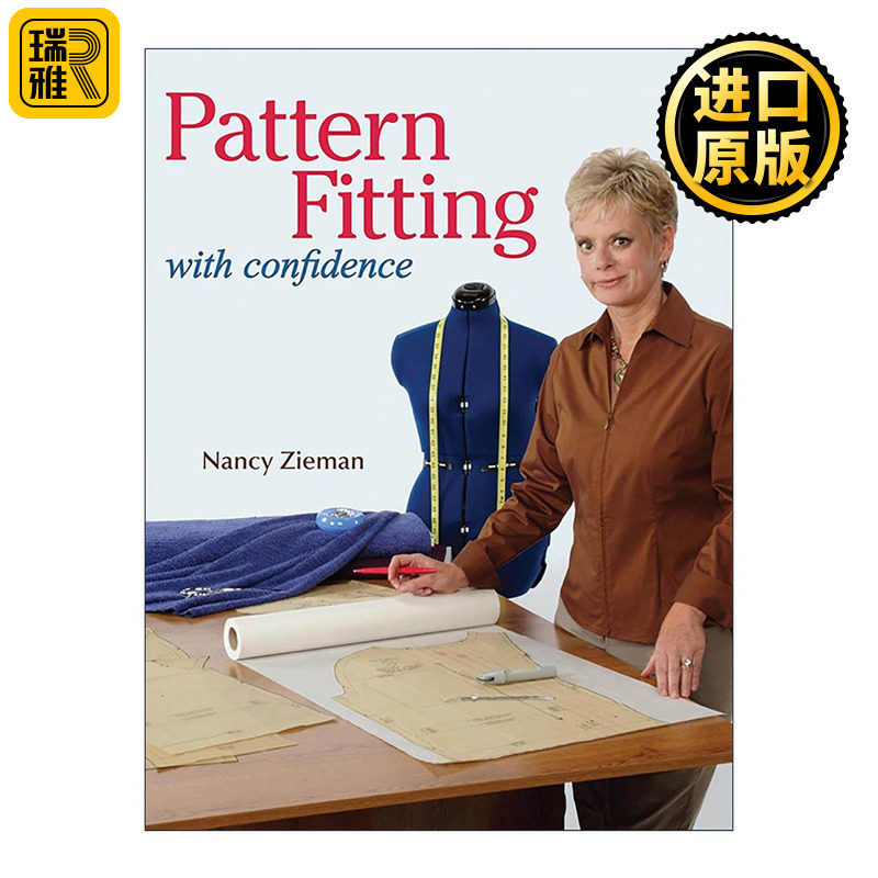 英文原版 Pattern Fitting With Confidence 服装改制缝纫指南 修补 无需裁剪 简单合身技巧 英文版 进口英语原版书籍
