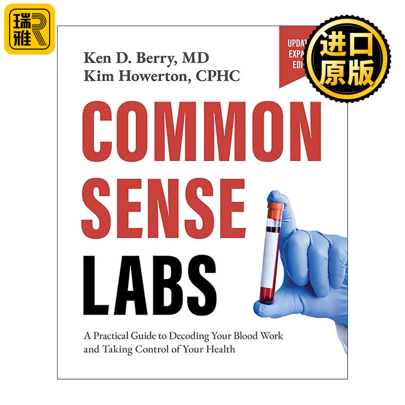 英文原版 Common Sense Labs 常识实验室 解码血液工作与控制健康的实用指南 更新扩充版 Ken Berry 英文版 进口英语原版书籍