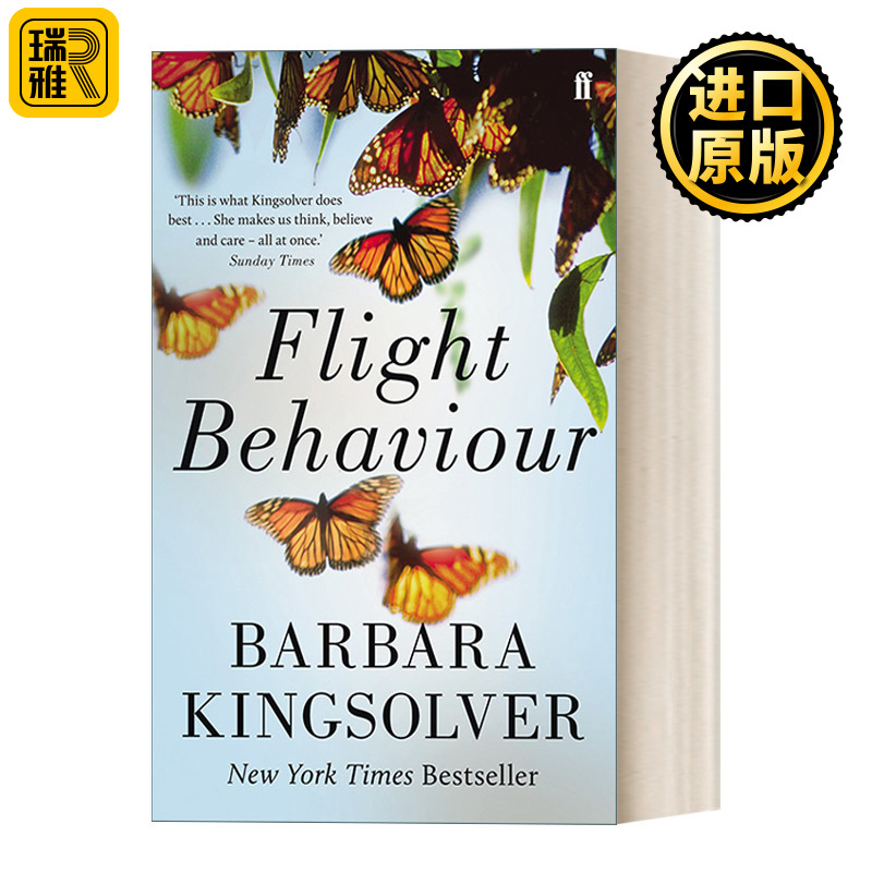 英文原版 Flight Behaviour迁徙行为芭芭拉·金索沃