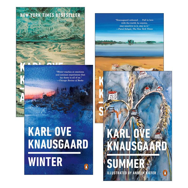 英文原版 Seasons Quartet系列4册 在春/夏/秋/冬天 我的奋斗作者卡尔·奥韦·克瑙斯高 英文版 进口英语原版书籍
