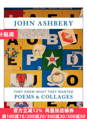 英文原版 John Ashbery 约翰·阿什贝利 他们知道自己想要什么 拼贴画和诗歌集 精装 英文版 进口英语原版书籍