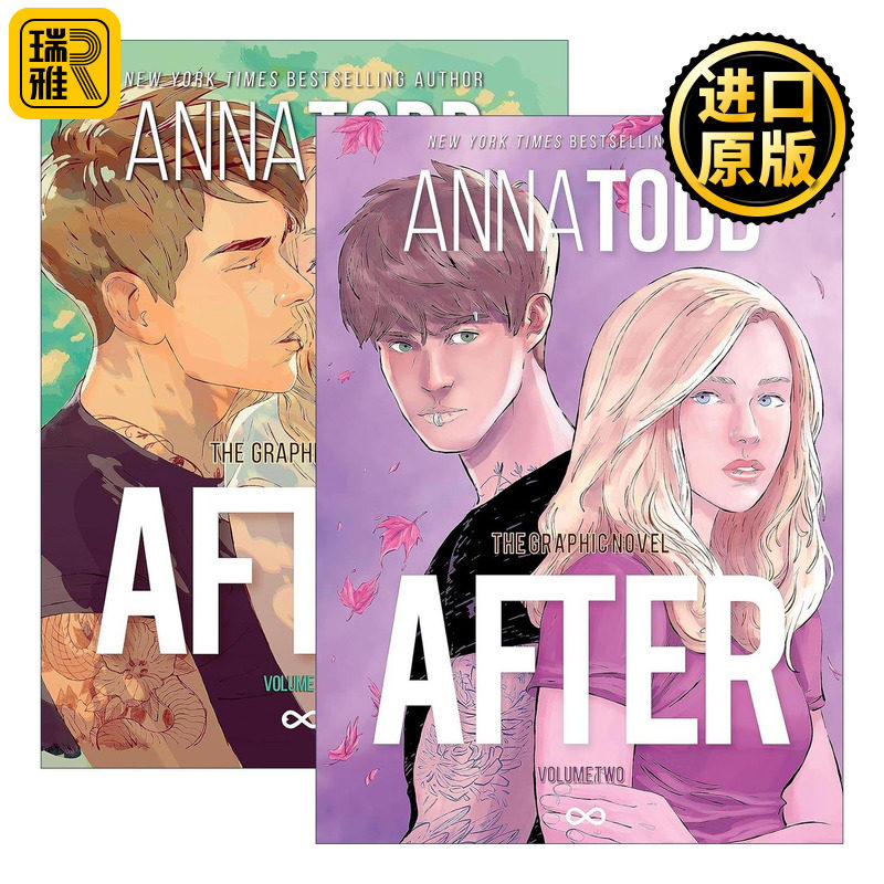 英文原版 AFTER The Graphic Novel 之后漫画小说系列2册 同名电影小说 浪漫爱情故事 Anna Todd 英文版 进口英语原版书籍