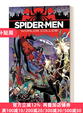 英文原版 Spider-Men Worlds Collide 漫威漫画 蜘蛛侠 世界碰撞 英文版 Brian Michael Bendis 进口英语原版书籍