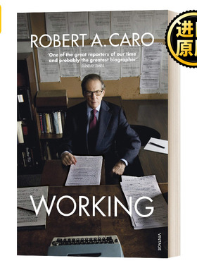 英文原版 Working 工作 普利策奖得主罗伯特·卡洛回忆录 英文版 Robert A. Caro 进口英语原版书籍