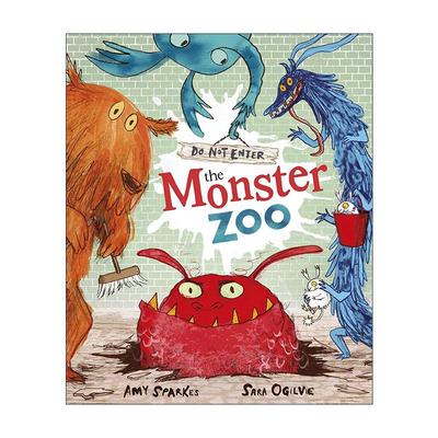 英文原版 Do Not Enter The Monster Zoo 怪兽动物园 生人勿进 Sara Ogilvie插画绘本 英文版 进口英语原版书籍
