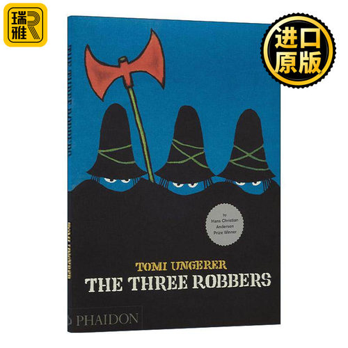 英文原版 The Three Robbers 三个强盗 汤米·温格尔漫画 安徒生大奖作家 精装 英文版 进口英语原版书籍
