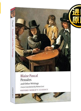 Pensees and Other Writings 布莱士·帕斯卡 思想录和其他作品 牛津世界经典系列
