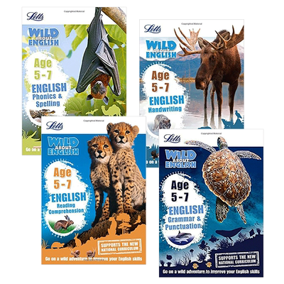 正版 柯林斯Letts Wild About小学英语练习册4册57岁