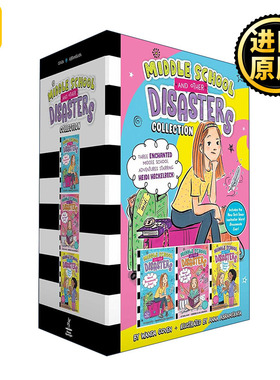 英文原版 Middle School and Other Disasters Collection 中学和其他倒霉故事3册合集 奇幻魔法故事 精装 英文版进口英语原版书籍