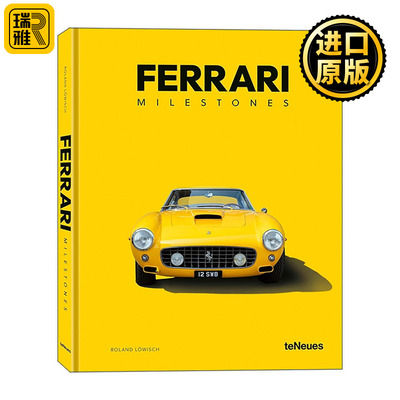 英文原版 Ferrari Milestones 疾速里程碑 法拉利 汽车精装画册 英文版 进口英语原版书籍