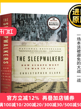 梦游者 英文原版 The Sleepwalkers 1914年欧洲如何走向一战 英文版历史书 Christopher Clark 克里斯托弗·克拉克 进口英语书籍