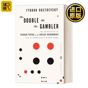 赌徒 小说 Gambler 英文原版 Fyodor 进口英语原版 Double 英文版 The 书籍 and Dostoevsky陀思妥耶夫斯基 双重人格
