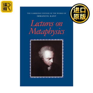 Lectures on Metaphysics 剑桥版康德著作系列 形而上学讲座