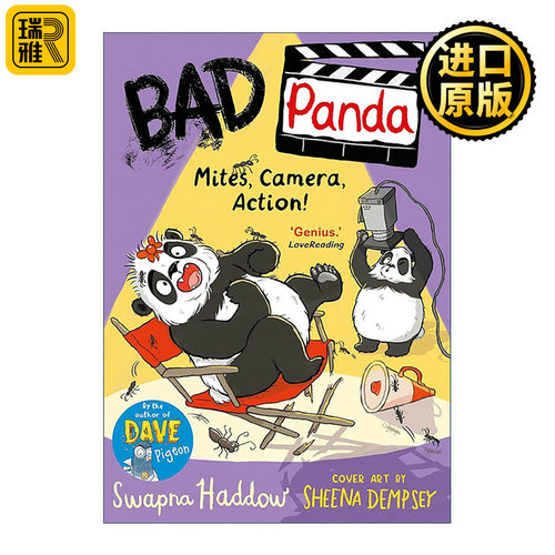 英文原版 Bad Panda Mites Camera Action 坏熊猫3 Swapna Haddow儿童幽默插画故事书 英文版 进口英语原版书籍