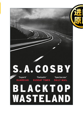 英文原版 Blacktop Wasteland 黑色荒原 侦探推理小说 S.A.寇斯比 英文版 进口英语原版书籍