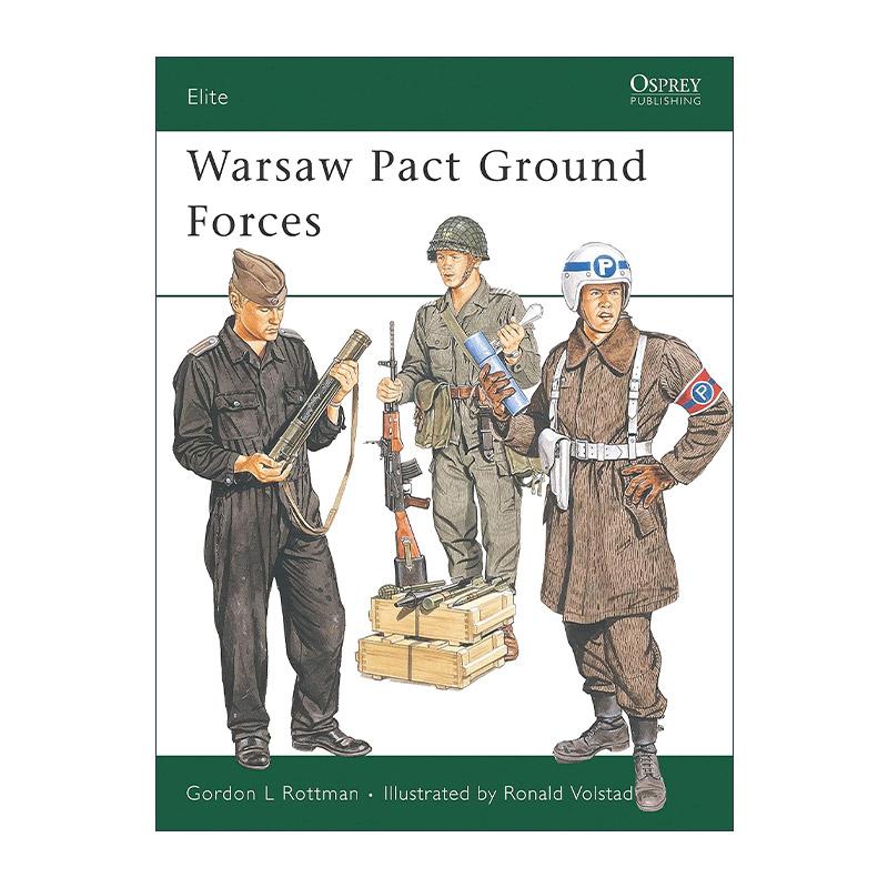 英文原版 Warsaw Pact Ground Forces 华约地面部队 军事精锐系列 英文版 进口英语原版书籍