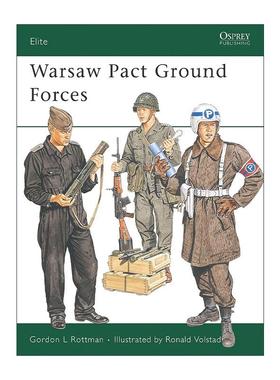 英文原版 Warsaw Pact Ground Forces 华约地面部队 军事精锐系列 英文版 进口英语原版书籍
