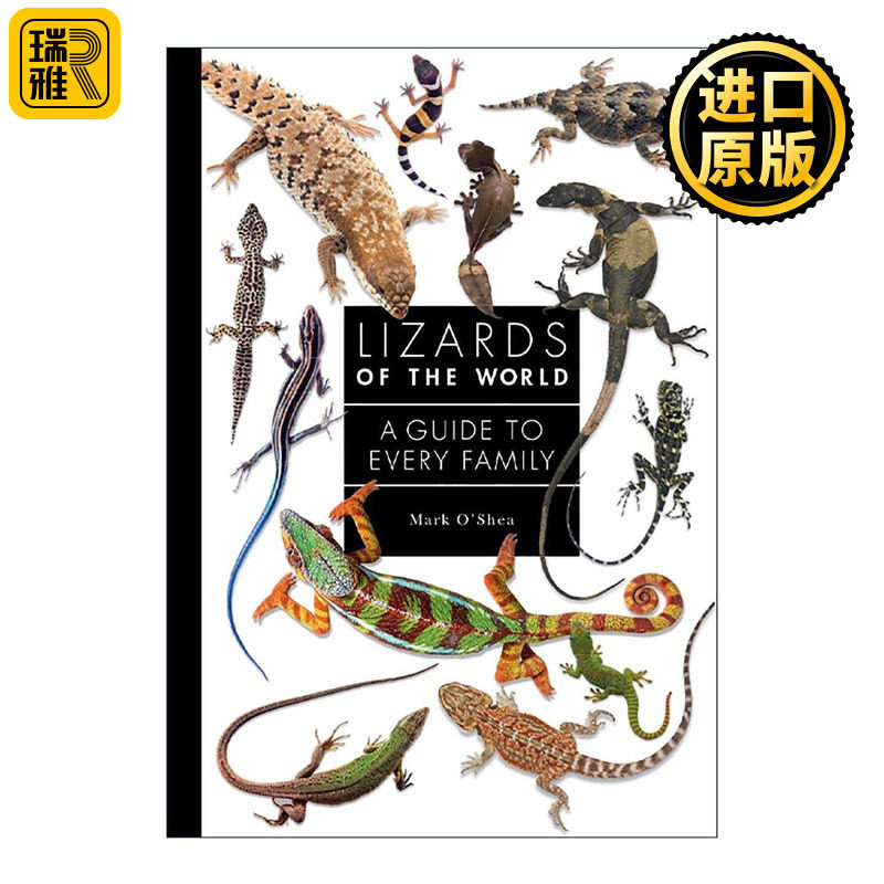 英文原版 Lizards of the World 世界蜥蜴 普林斯顿家庭指南 百科科普图鉴 图文详解 精装 英文版 进口英语原版书籍