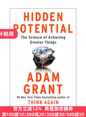 英文原版 Hidden Potential 隐藏的潜力 成就伟大事业的科学 Think Again作者Adam Grant 精装 英文版 进口英语原版书籍
