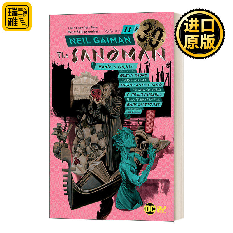 睡魔11 30周年纪念版 英文原版 The Sandman Vol. 11 Endless Nights DC漫画 尼尔盖曼 美剧电视剧 电影原著正版进口英语书籍