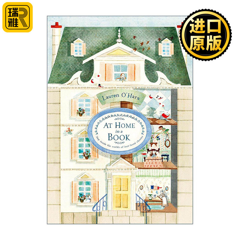 英文原版 At Home in a Book 书里的世界 经典儿童故事 给小书虫的礼物 精装绘本 英文版 进口英语原版书籍