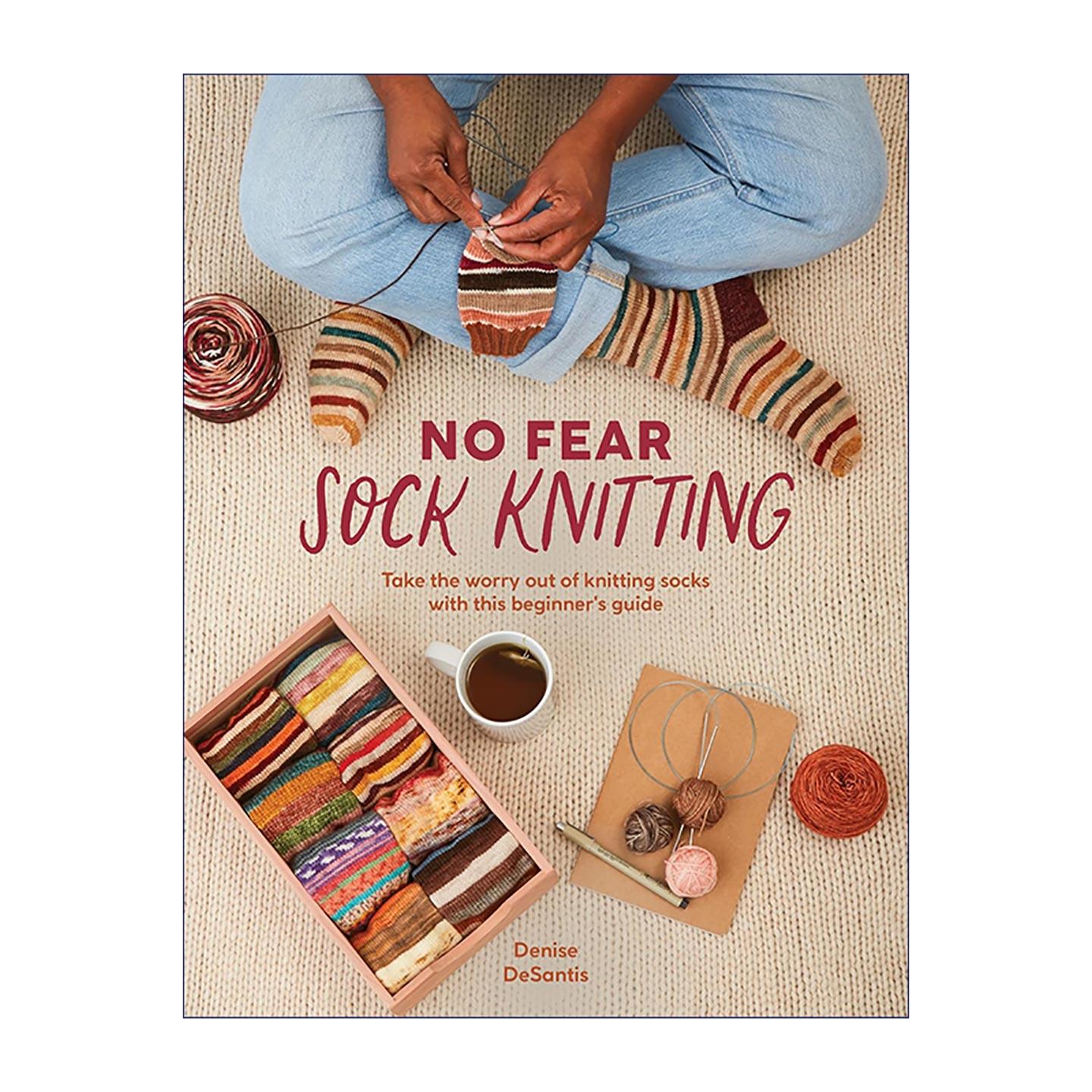 英文原版 No Fear Sock Knitting 零基础织袜子 告别焦虑的袜子编织入门指南 英文版 进口英语原版书籍