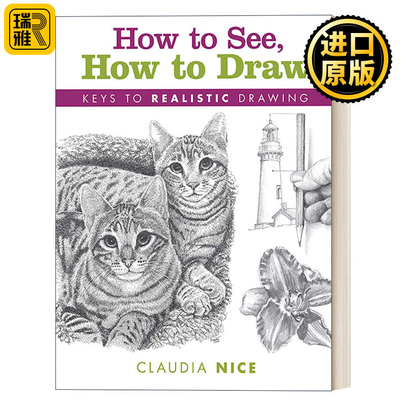 How to See, How to Draw 如何看,如何画:铅笔素描写实技法 Claudia Nice