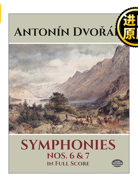 正版 Symphonies Nos. 6 and 7 in Full Score 英文原版 进口英语书籍