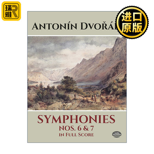 Symphonies Nos. 6 and 7 in Full Score 德沃夏克第6 7号交响乐全谱 Antonín Dvorak