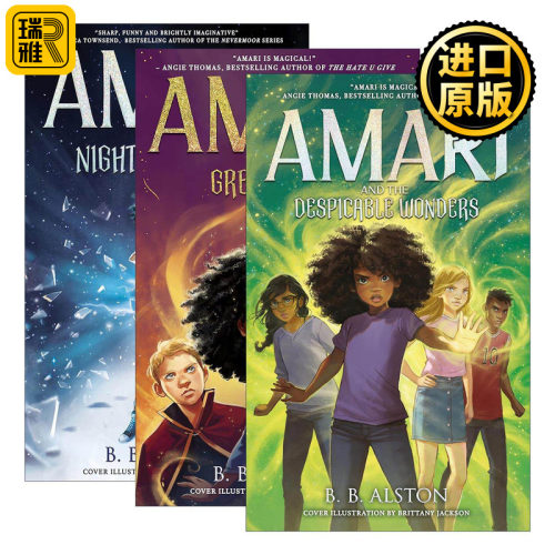 英文原版 Amari 阿玛瑞系列3册 黑夜兄弟 伟大游戏 英文版 进口英语原版书籍