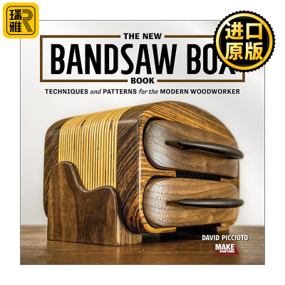 英文原版 The New Bandsaw Box Book 新带锯盒书 现代木工的技术与图案 实用指南 英文版 进口英语原版书籍