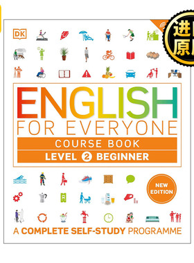 English for Everyone Course Book Level 2 Beginner DK人人学英语2新版 初级自学教材 附线上音频