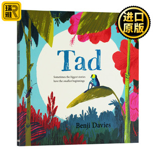 青蛙达德 全英文版 正版 小蝌蚪达德 原著进口英语书籍 纯全英文版 英文原版 Davies Tad Benji