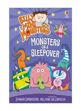 英文原版 Billy and the Mini Monsters: Monsters on a Sleepover 比利和迷你怪兽14 怪兽在朋友家过夜