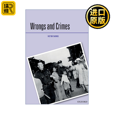 Wrongs and Crimes 不法行为与刑事犯罪 Victor Tadros
