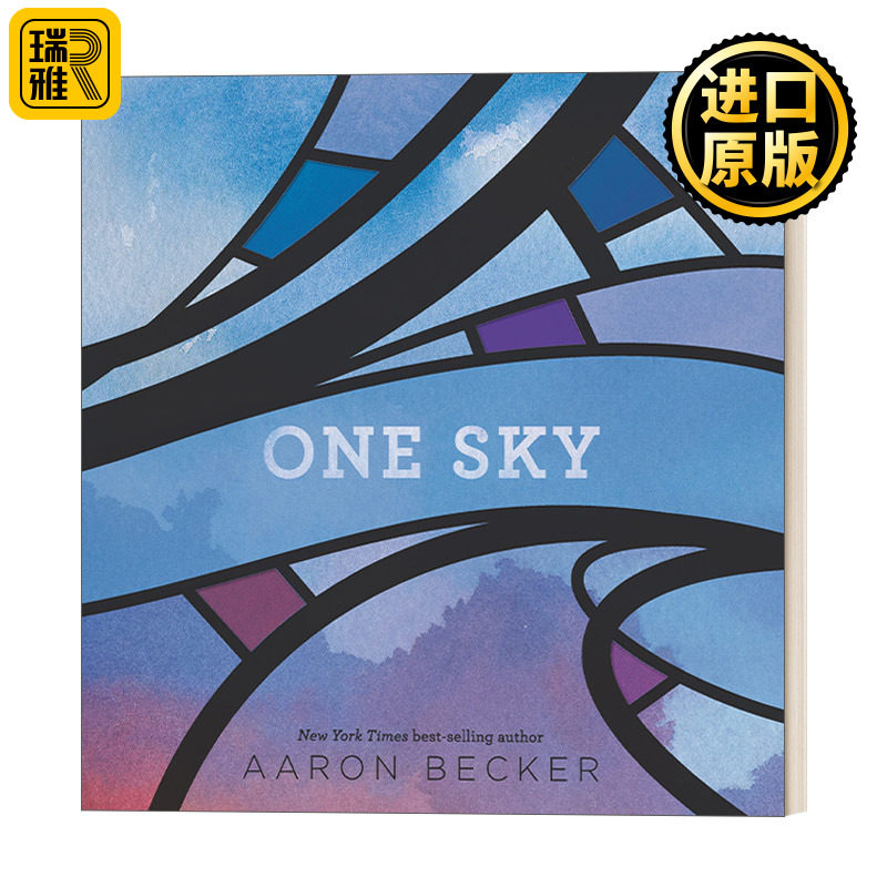 One Sky 天空 48岁儿童色彩启蒙认知绘本 纸板书 凯迪克奖得主Aaron Becker 英文原版
