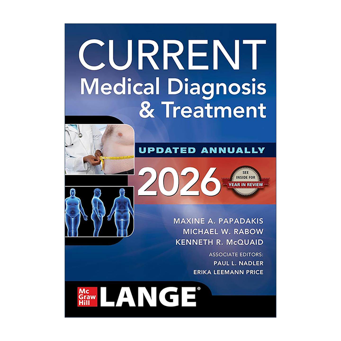 英文原版 Current Medical Diagnosis and Treatment 现代内科学 第65版 英文版 进口英语原版书籍