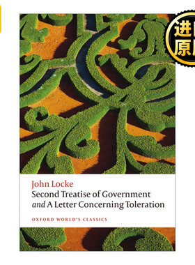 英文原版 Second Treatise of Government and A Letter Concerning Toleration 政府论下篇 牛津世界经典系列 英文版 进口英语书