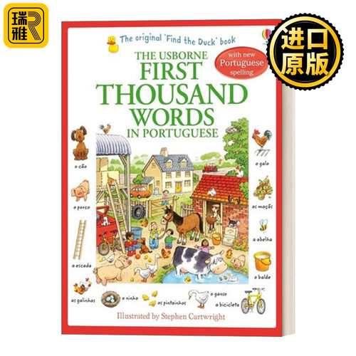 基础葡萄牙语1000词英文原版