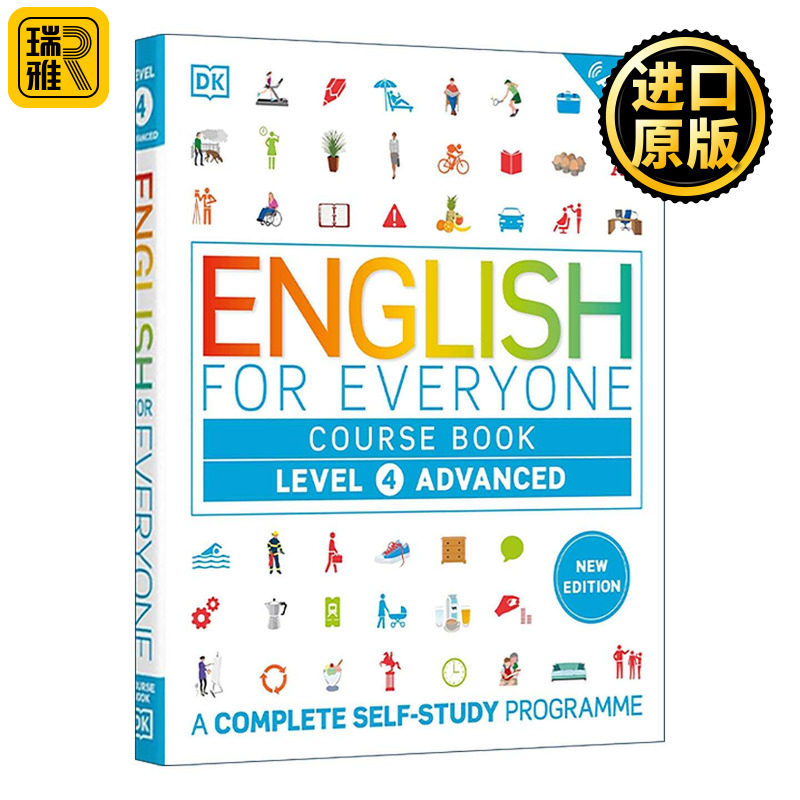 英文原版 English for Everyone Course Book Level 4 Advanced DK人人学英语4 高级教材书新版 雅思托福 英文版进口英语原版书籍图片