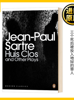 萨特经典戏剧 现代经典 英文原版 Huis Clos and Other Plays 禁闭 恭顺的妓女及魔鬼与上帝 英文版 进口英语原版书籍