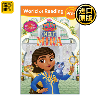 World of Reading Mira, Royal Detective Meet Mira 迪士尼阅读世界分级读物L1 带贴纸