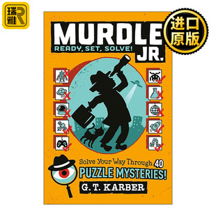 英文原版 Murdle Solve Ready 好奇小侦探2 Set 英文版 书籍 进口英语原版 破解40个离奇案件谜题