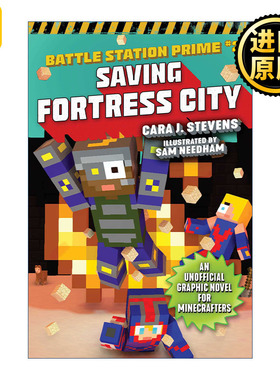 英文版 Saving Fortress City 至高之战之拯救要塞城 我的世界非官方漫画 英文原版