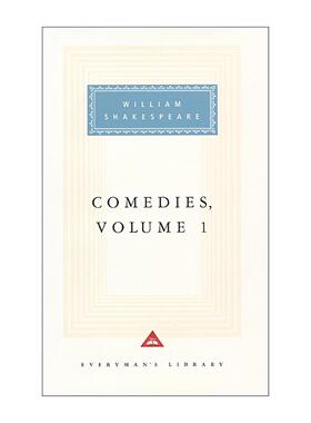 英文原版 Comedies Volume 1 莎士比亚喜剧集 卷一 Everyman精装收藏版 英文版 进口英语原版书籍