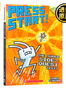 正版 Press Start! #6 The Super SideQuest Test! 方块兔6 进口原版英文绘本