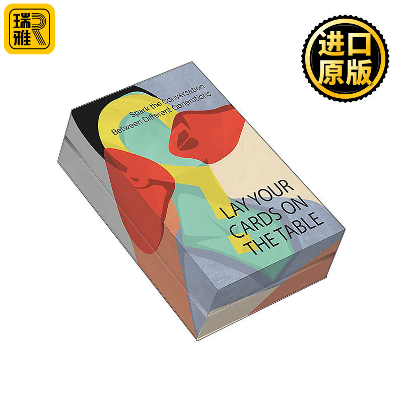 Lay Your Cards on The Table 激发话题游戏卡 桌游热场真心话 英文原版