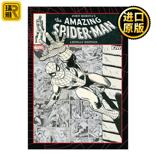 英文原版 John Romita's The Amazing Spider 超凡蜘蛛侠 艺术工匠版 IDW漫画 英文版 进口英语原版书籍