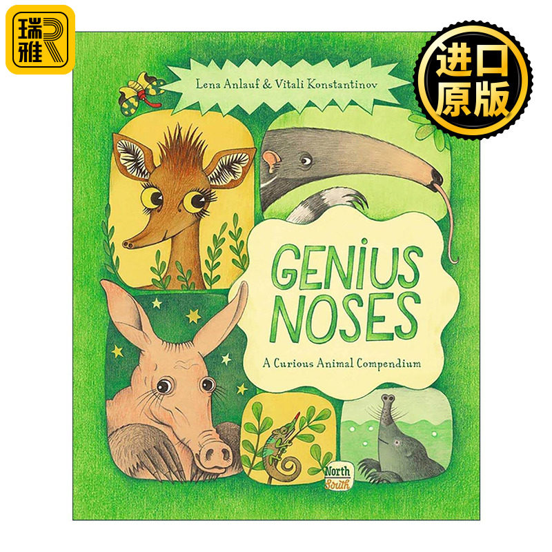 英文原版 Genius Noses 奇妙的动物百科全书之鼻子 精装 英文版 进口英语原版书籍